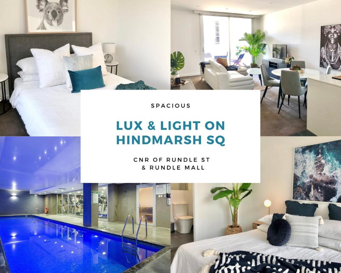 Lux 2Br Apt On Hindmarsh Sq-Pool-Gym-Sauna-Parking Adelaide Kültér fotó